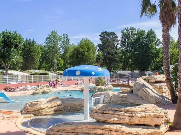 Kinderbecken auf dem Campingplatz Roan de Canet.