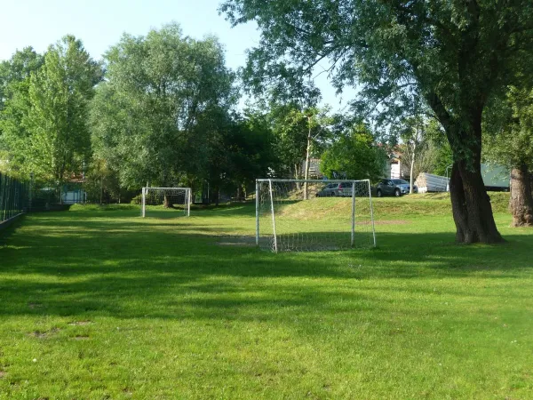 Fußballplatz auf dem Campingplatz Roan Okay Lido.