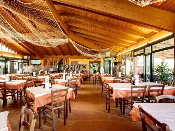 Restaurant des Campingplatzes Roan Spiaggia e Mare.