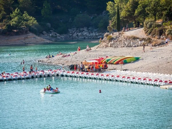 Wasseraktivitäten in der Nähe des Roan camping Du Verdon.