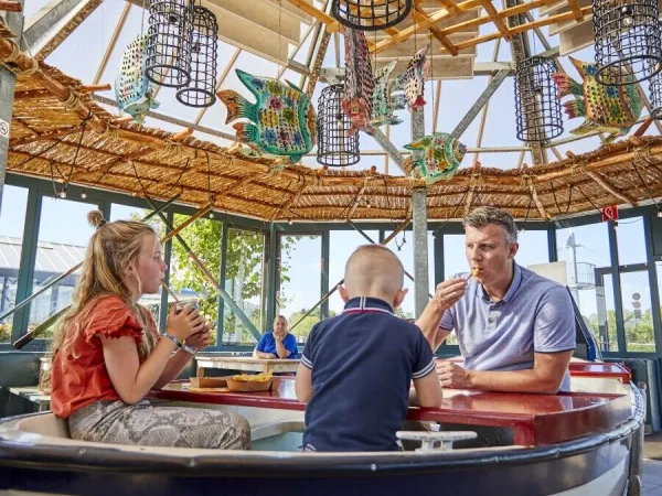 Snackbar 'Lekkersnacken' auf dem Roan Camping Terspegelt.