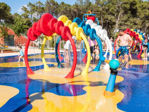 Spraypark auf dem Campingplatz Roan in der Ferienanlage Zaton.