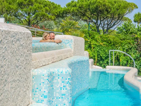 Whirlpool auf dem Campingplatz Roan Union Lido Mare.