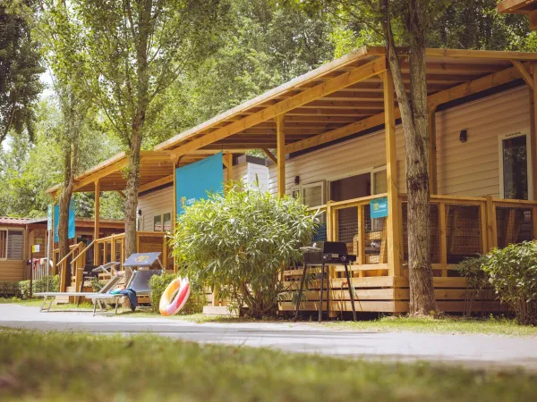 Premium Lounge Unterkunft auf dem Roan Camping Altomincio.