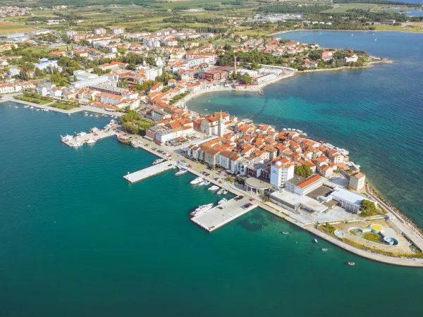 Stadt Umag in der Nähe des Roan-Campingplatzes Stella Maris.