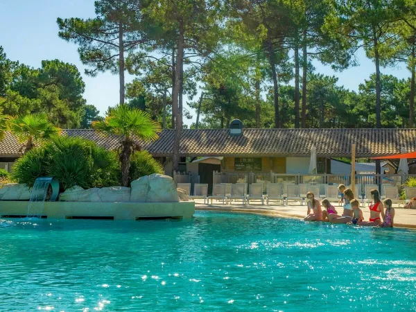 Freibad auf dem Campingplatz Roan Atlantic Montalivet.