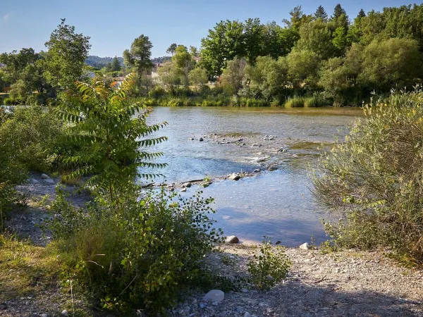 Fluss in der Nähe von Roan camping Verdon Parc.