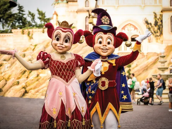 Pardoes und Pardijn auf dem Efteling-Roan-Campingplatz Marvilla Parks Kaatsheuvel.