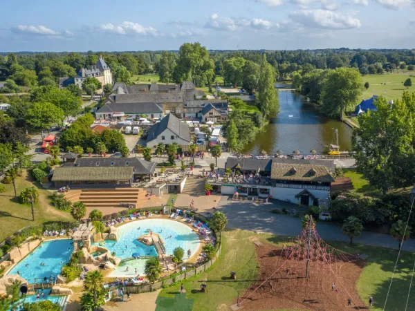 Übersicht über den Campingplatz Roan Domaine des Ormes.