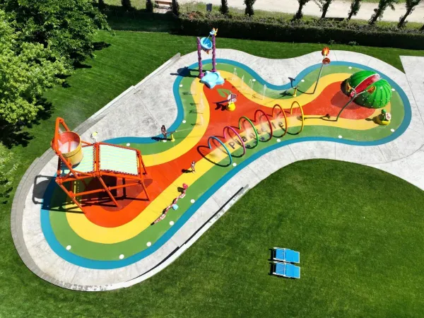 Neuer Wasserpark auf dem Campingplatz Roan Piantelle.