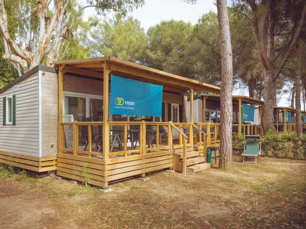 Premium Lounge Mobilheime auf dem Roan Campingplatz Le Capanne.