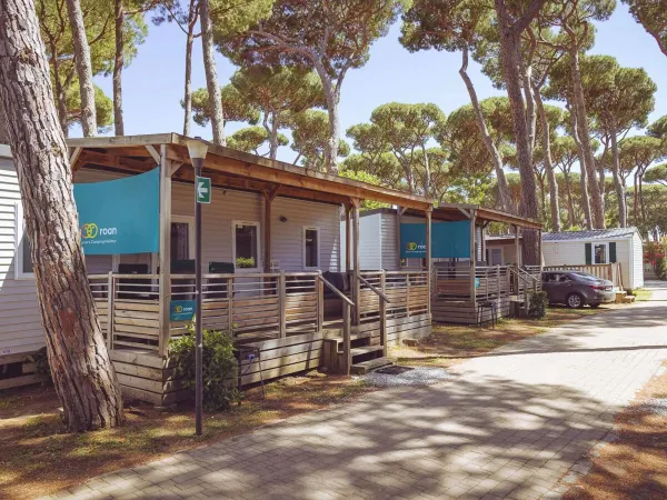 Premium Lounge Mobilheime mit 3 Schlafzimmern auf dem Campingplatz Roan hu Park Albatros village.