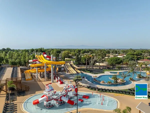 Roan camping Les Dunes Wasserpark Übersicht