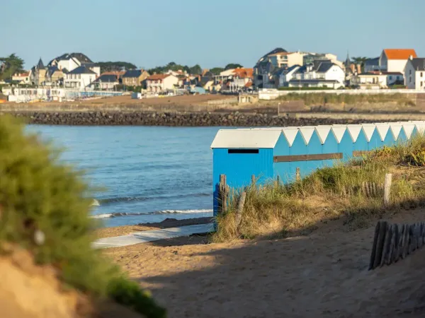 Stimmungsvolle Bucht in der Nähe des Roan-Campingplatzes Le Domaine de Beaulieu.