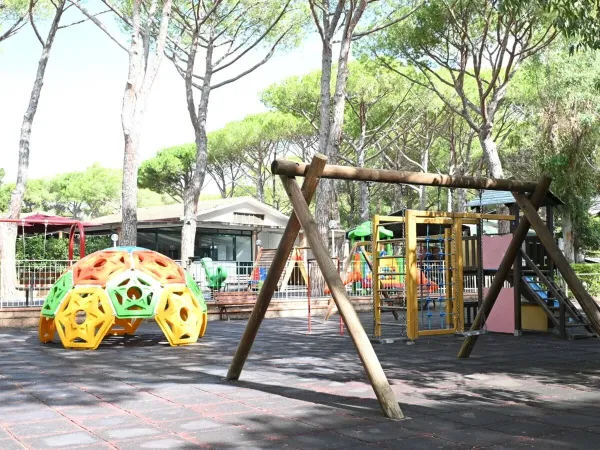 Spielplatz auf dem Roan-Campingplatz Del Forte.