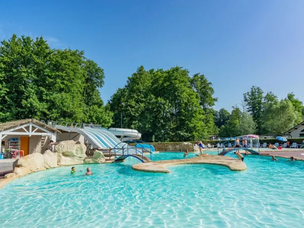 Schwimmbad auf dem Campingplatz Roan de Bonnal.