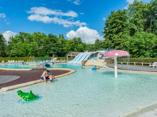 Schwimmbad auf dem Campingplatz Roan de Bonnal.