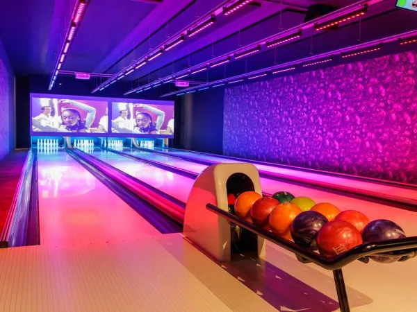 Bowling auf dem Roan-Campingplatz "Two Bridges".