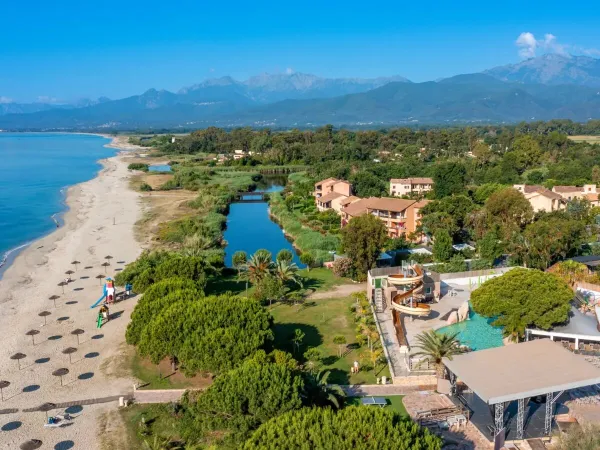 Übersicht über den Roan Campingplatz Arinella Bianca auf Korsika.
