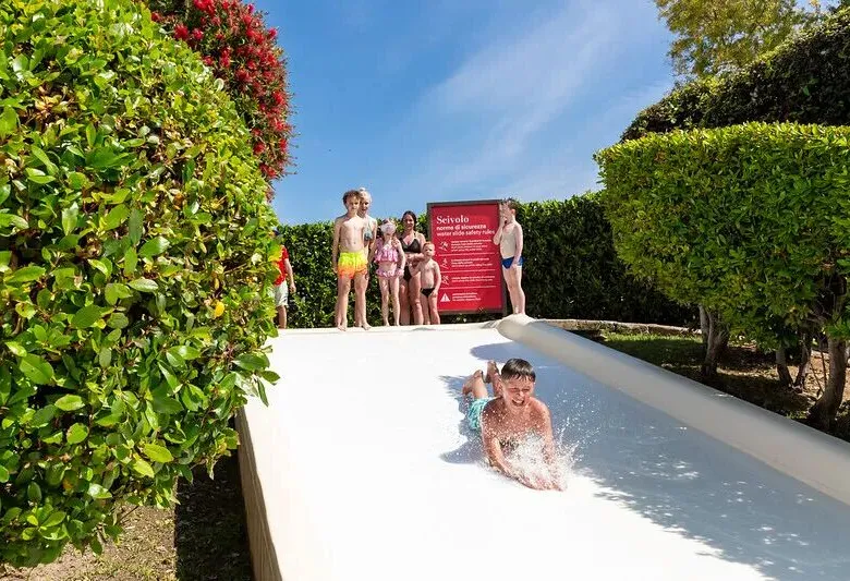 Sliding Boy in Roan hu Fabulous village.