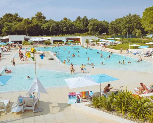 Poolanlage auf dem Roan Campingplatz Stella Maris.