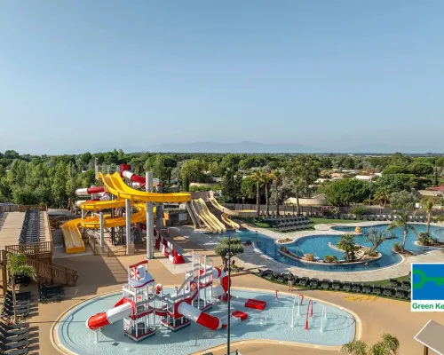 Roan camping Les Dunes Wasserpark Übersicht