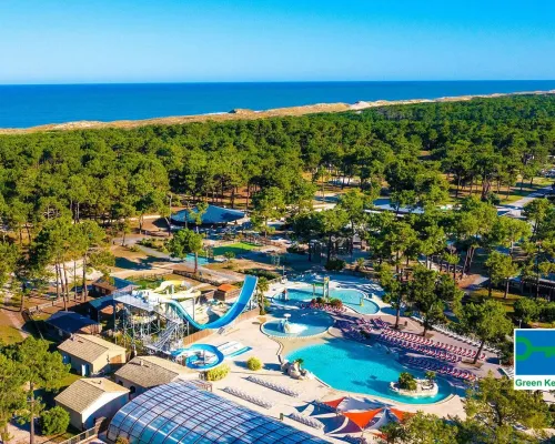 Übersicht über den Roan camping Atlantic Club Montalivet.