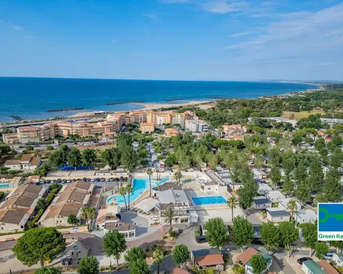 Überblick über den Campingplatz Le Napoleon.