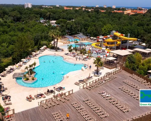 Badepark des Campingplatzes Roan La Chapelle.