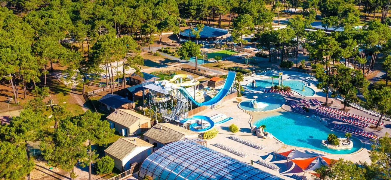 Campingplatz Atlantic Club Montalivet in Gironde.