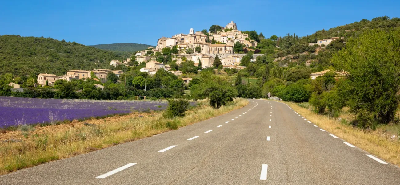 Natürliche Umgebung in der Provence.